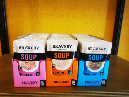 Zuppe gatto umido bravery - bravery, 100%