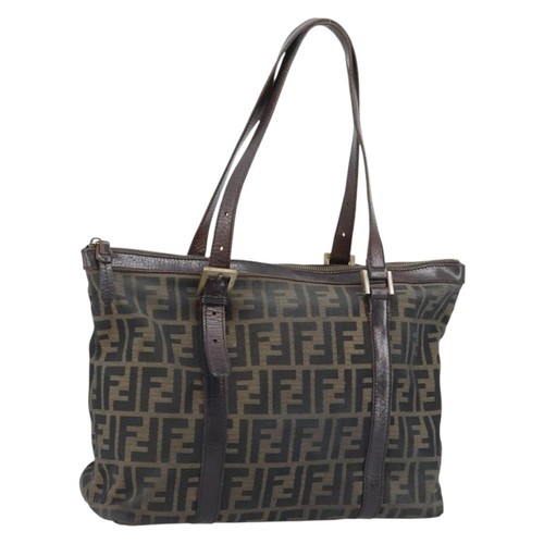 Borsa fendi zucca tela nera - fendi,