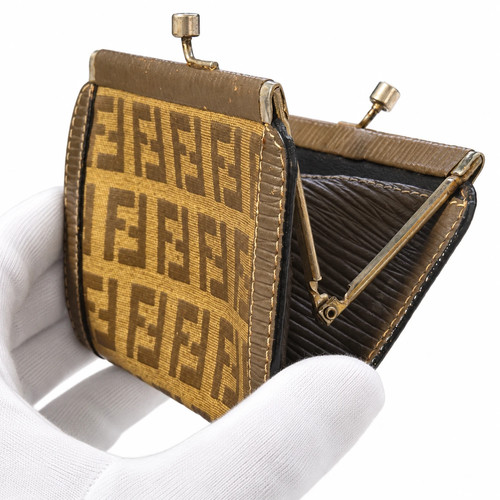 Portamonete fendi zucca - fendi, ff