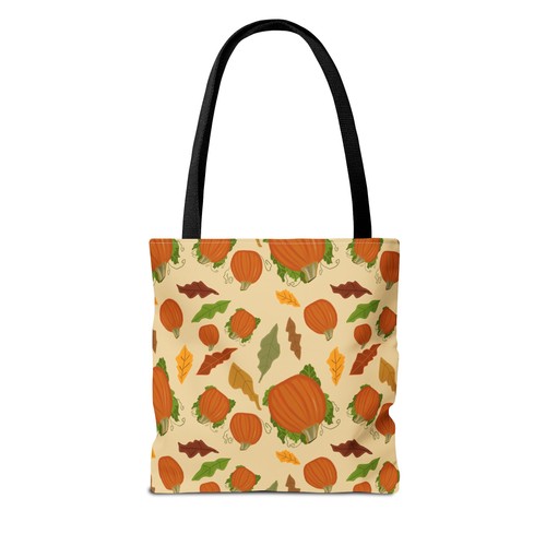 Borsa motivo foglie zucca - borsa, |