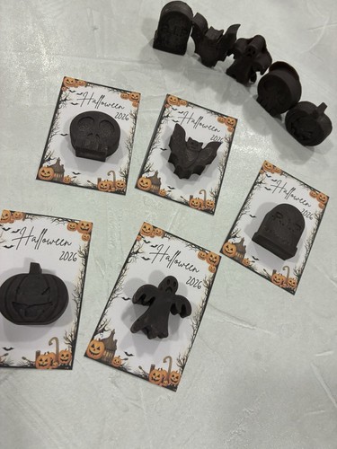 Ornamenti halloween neri set - halloween,