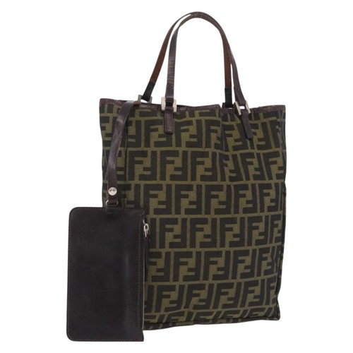 Fendi zucca canvas hand - hand, bag