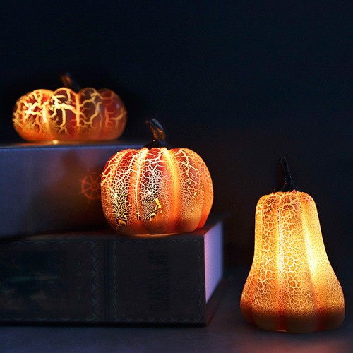 Set zucche led halloween - set, 3