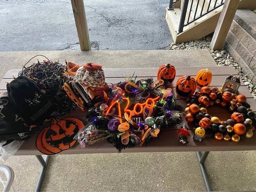 Lotto decorazioni halloween - lotto,