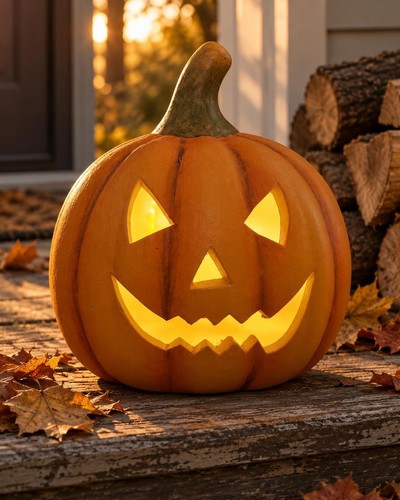 Decorazione halloween zucca - decorazione, di