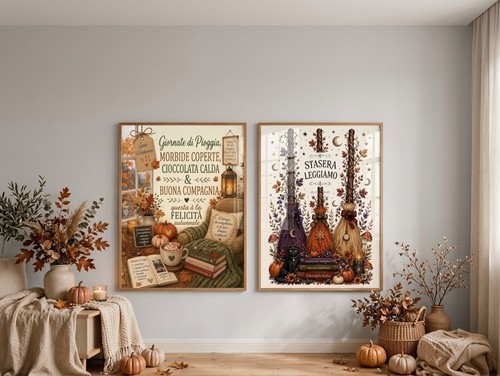 Set poster autunno zucche - 2,