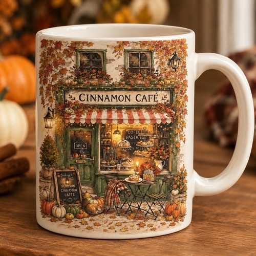 Tazza ceramica cinnamon cafe - tazza,