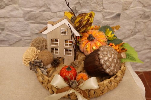 Centrotavola autunnale con