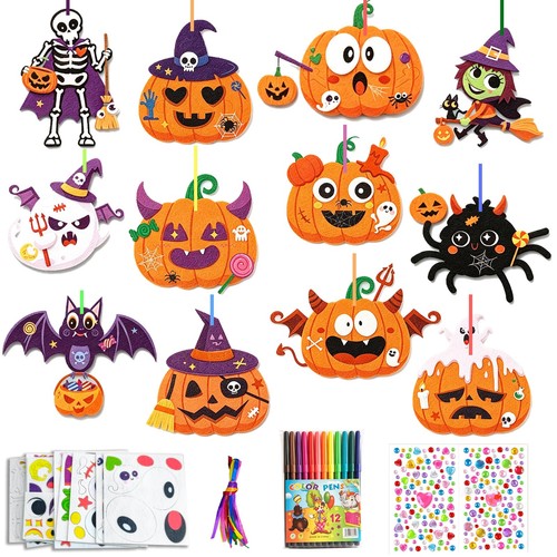 Kit lavoretti halloween zucche - halloween,