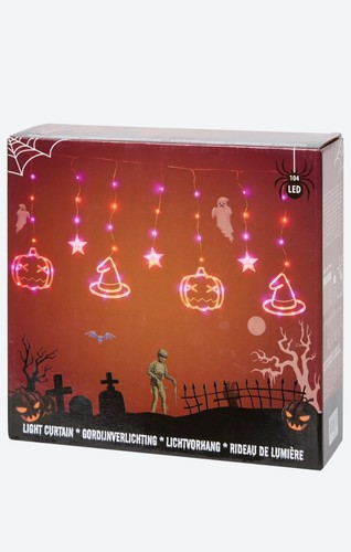 Tenda luminosa led halloween - tenda,