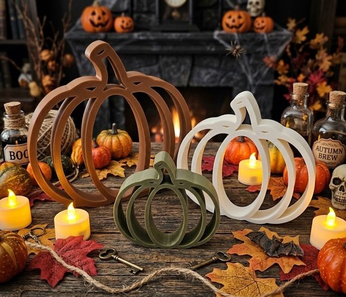 Set zucche decorative tema - decorative,
