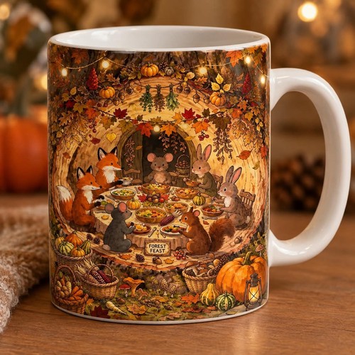 Tazza ceramica forest feast - tazza,